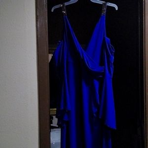 Blue gown.   Size. L